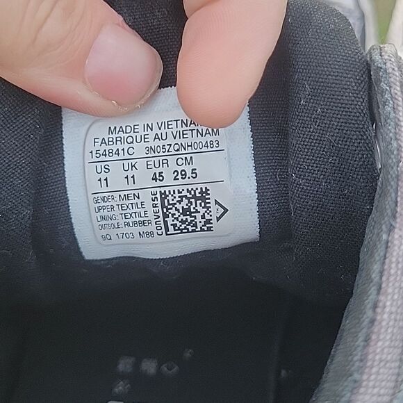 Converse CTAS High Street Gray size 11 - Picture 6 of 8